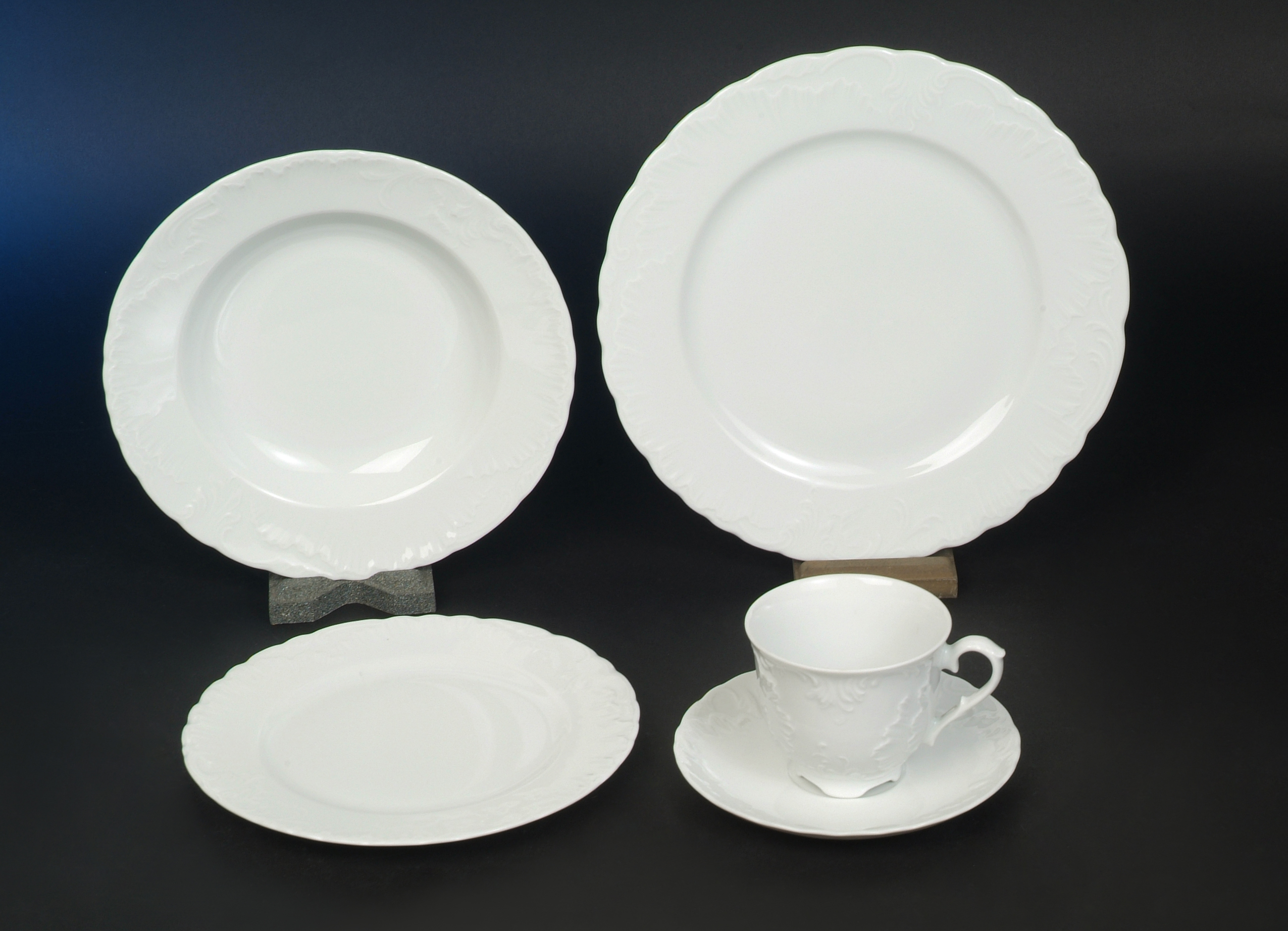 Rocaille Weiss Serie Zusammenstellung