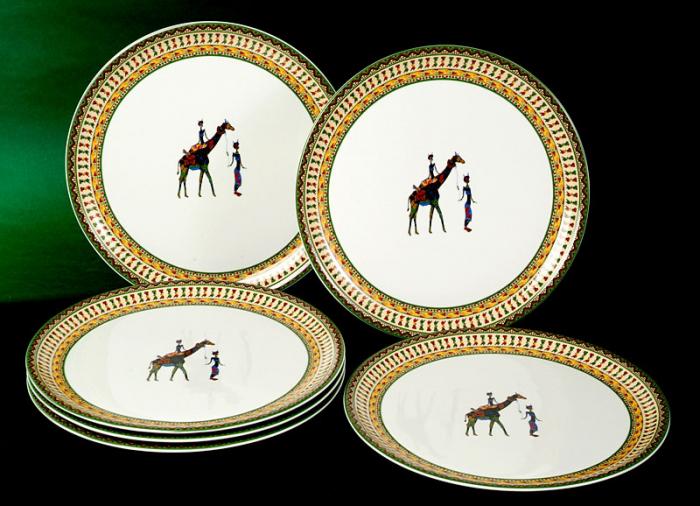 Kasva Africa Dekor Porzellan Serie