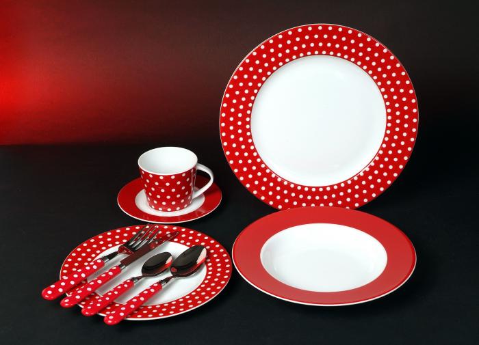 Preview: Kasva Punkte Porzellanservice Serie