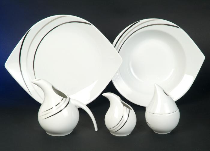 Preview: Deluxe Drop Linien Porzellan Serie