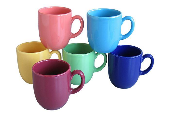 Preview: Bunt 6 Farben Keramikservice Serie