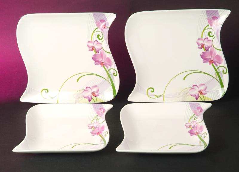 Ozean Orchidee Linie Porzellan Serie