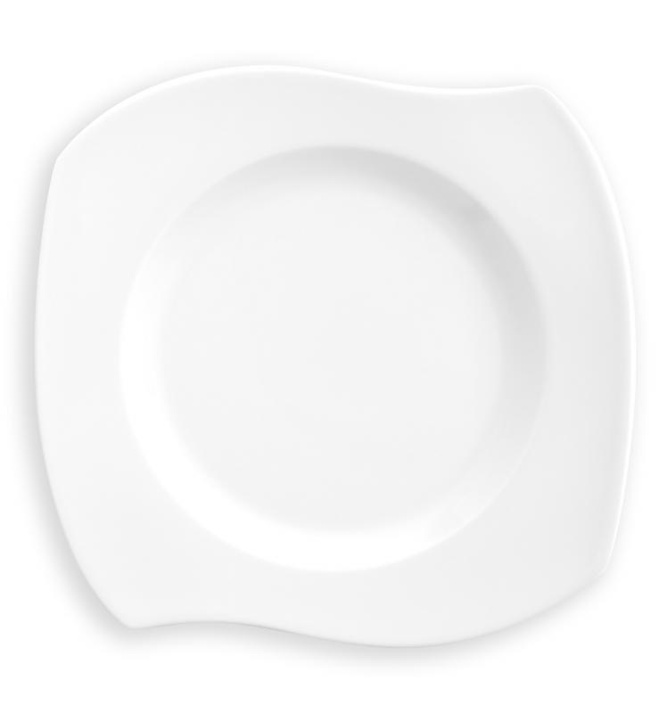 Eureka Weiss Speise Teller 6er pack