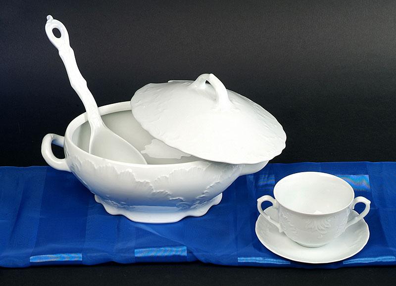 Rocaille Weiss Porzellanservice Serie