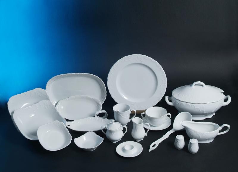 Rocaille Weiss Porzellanservice Serie